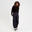Pull col bateau noir femme