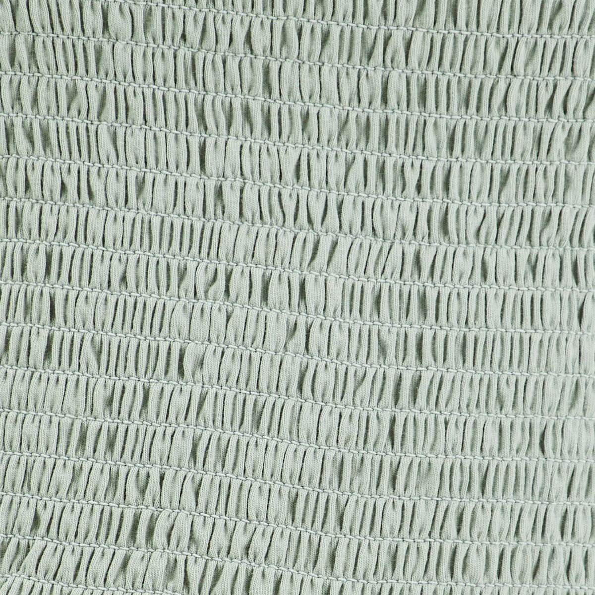 Débardeur smocké vert olive femme
