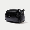 Sac aspect daim noir femme