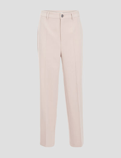 Pantalon city large sable femme