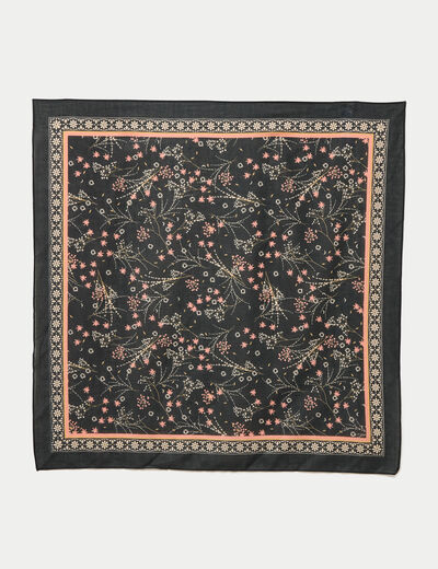 Foulard marron fonc&eacute; femme