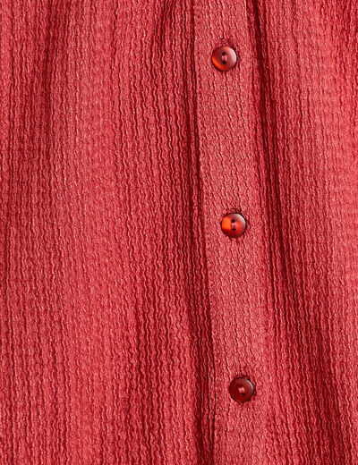 Blouse manches longues vieux rose femme