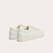 Baskets à lacets blanc femme