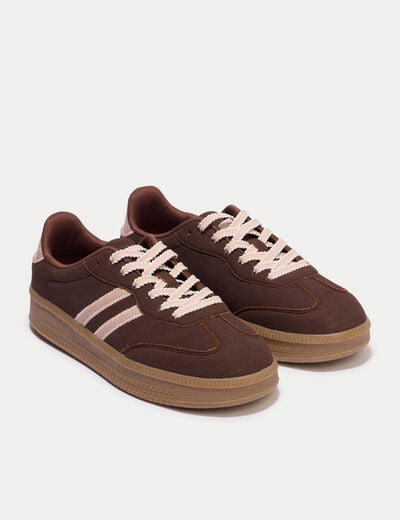 Basket bordeaux femme
