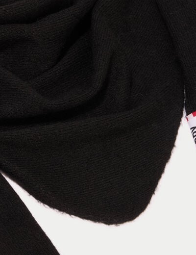 Foulard noir femme