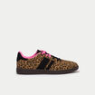 Baskets basses &agrave; lacets beige femme