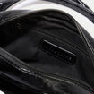 Sac aspect daim noir femme