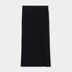 Jupe midi moulante noir femme