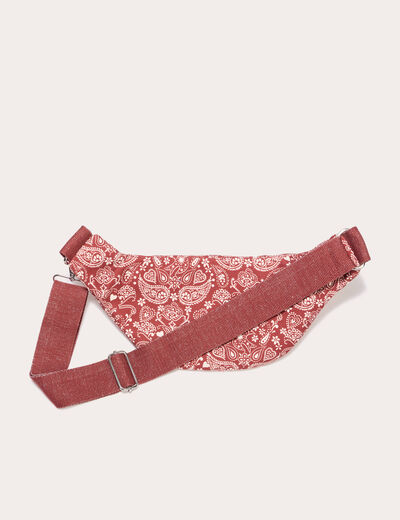 Sac banane rouge foncé femme