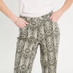Pantalon large vert kaki femme