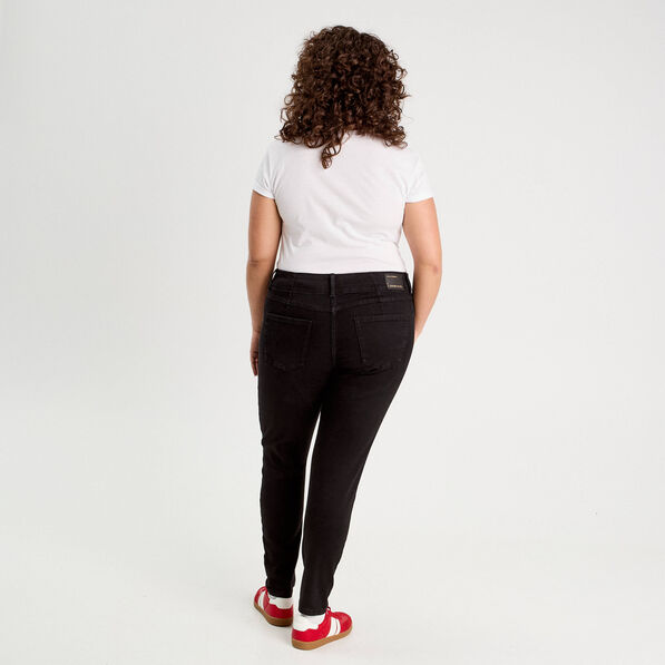 jeans skinny 5 poches denim noir femme Jeans skinny 5 poches denim noir femme