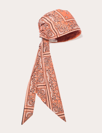 Foulard terracotta femme
