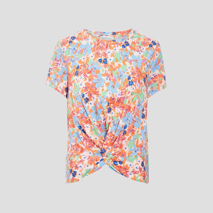 T-shirt manches courtes blanc femme