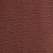 Pantalon large marron foncé femme
