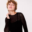 Combinaison aspect dentelle noir femme