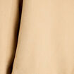 Veste cropped &agrave; capuche manches longues beige femme