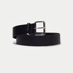 Ceinture large noir femme