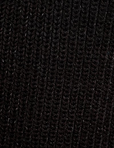 Pull manches longues noir femme