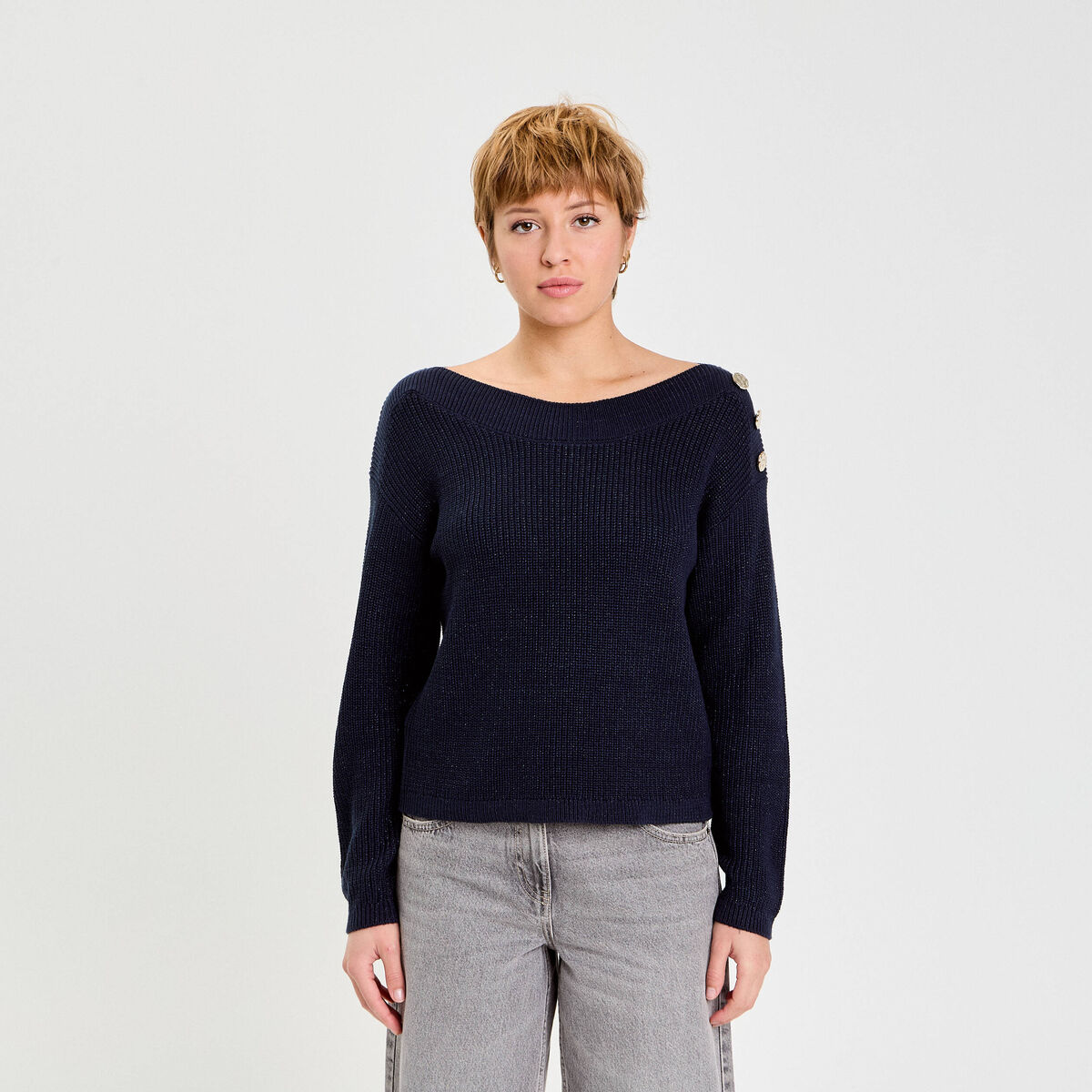 Sous-pull Manches Longues Petit Bateau Femme - Col Roulé, Coton Souple, Coupe Ajustée