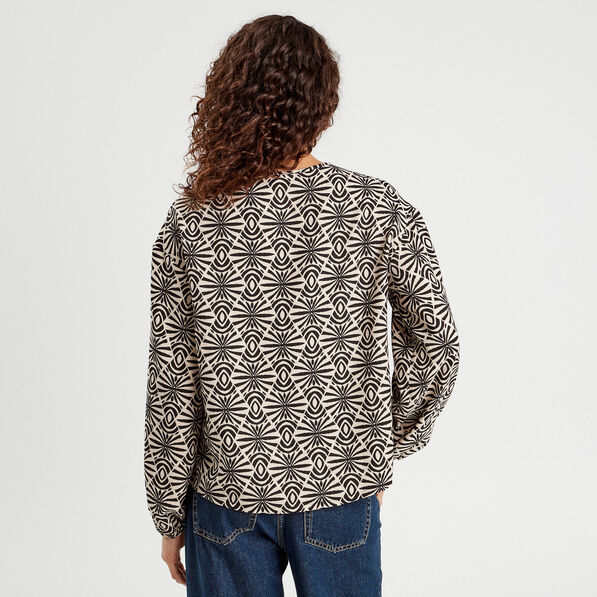blouse manches longues noir femme Blouse manches longues noir femme