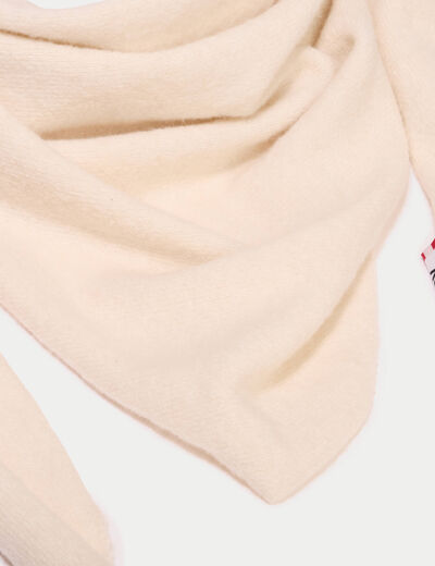 Foulard ivoire femme