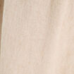 Robe chemise midi contenant du lin beige femme