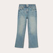 Jeans flare 7/8ème denim dirty femme