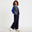 Gilet sans manches effet polaire gris fonc&eacute; femme