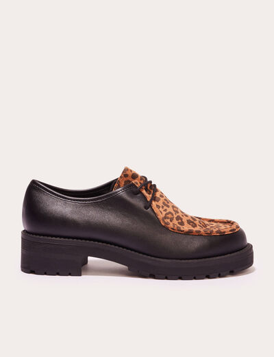 Derbies noir femme