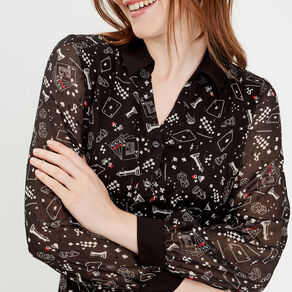 robe evasee col polo noir femme Robe évasée col polo noir femme