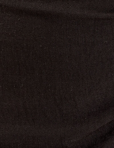 Jupe évasée fluide volants noir femme