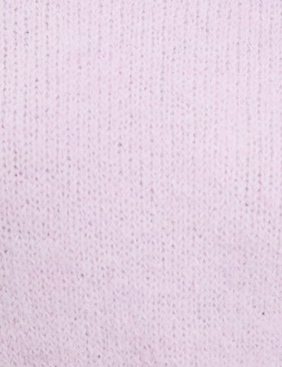 Robe pull col roul&eacute; parme femme