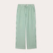 Pantalon large vert fluo femme