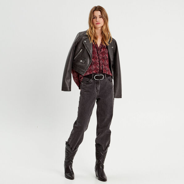 blouse manches longues noir femme Blouse manches longues noir femme
