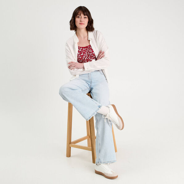 Blouse manches courtes bordeaux femme