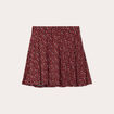 Jupe short droite noir femme