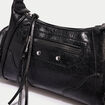 Sac port&eacute; &eacute;paule noir femme