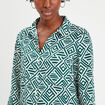 Chemise manches longues blanc femme