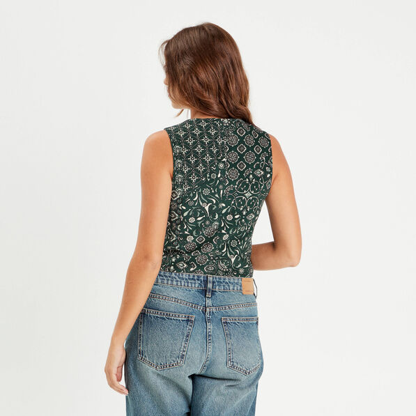veston sans manches velours vert femme Veston sans manches velours vert femme