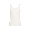 Debardeur liseres dentelle ecru femme