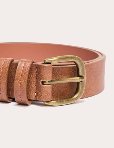 Ceinture camel femme