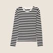 T-shirt manches longues blanc femme