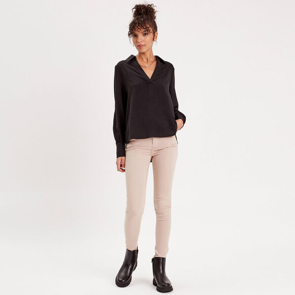 pantalon skinny push up beige femme Pantalon skinny push up beige femme
