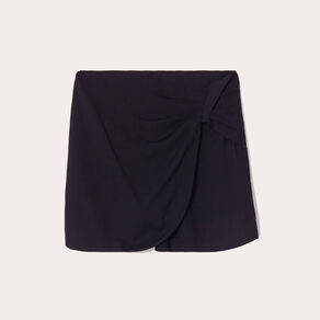 jupe short droite noir femme Jupe-short droite noir femme