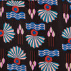 Robe évasée manches courtes noir femme