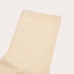 Chaussettes fils m&eacute;tallis&eacute;s couleur or femme