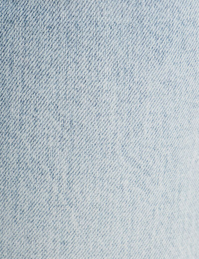 Jeans droit taille haute denim double stone femme