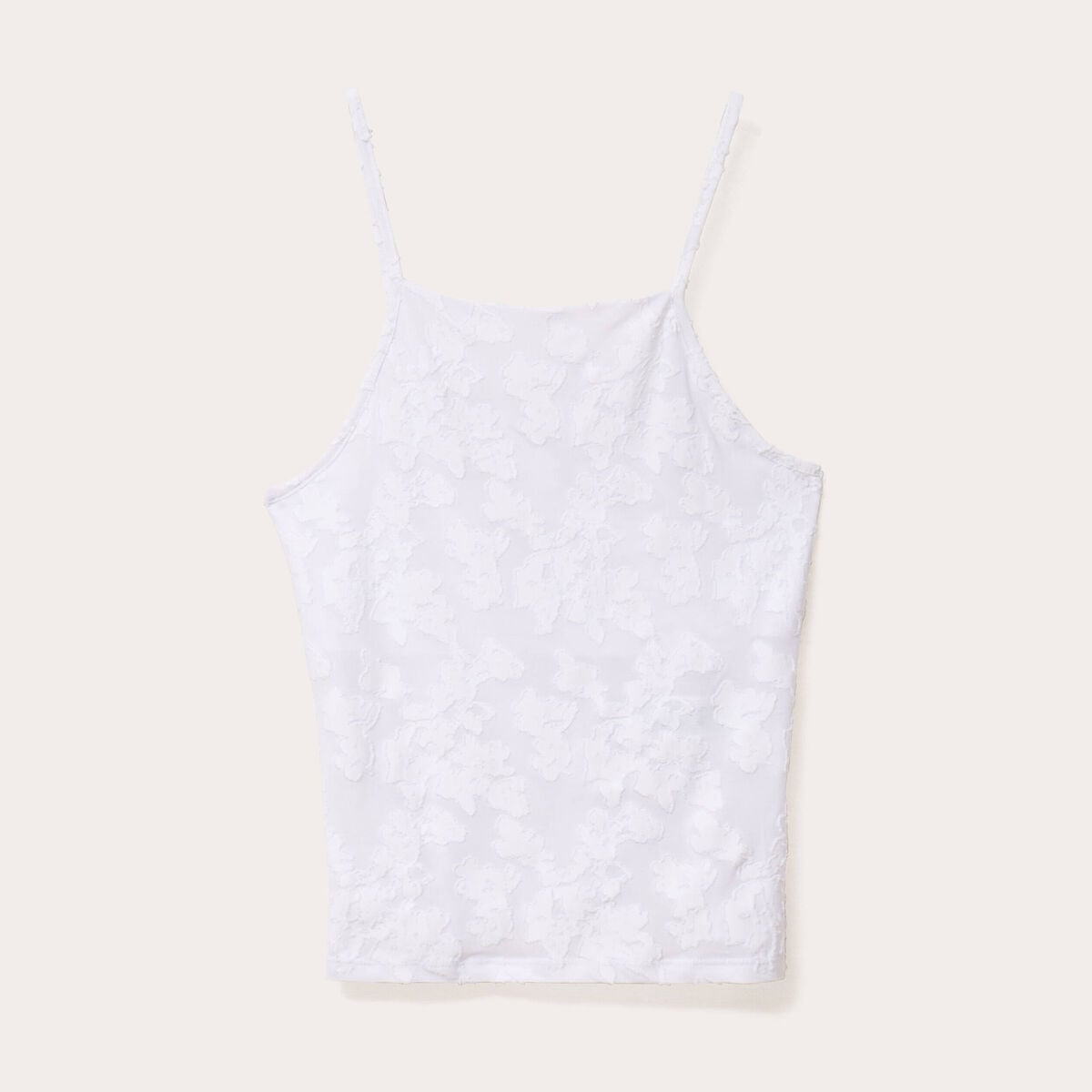 D&eacute;bardeur ajust&eacute; dentelle blanc femme