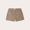 Short large en jean beige femme