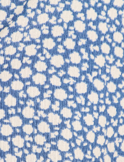 Débardeur avec noeuds bleu gris femme